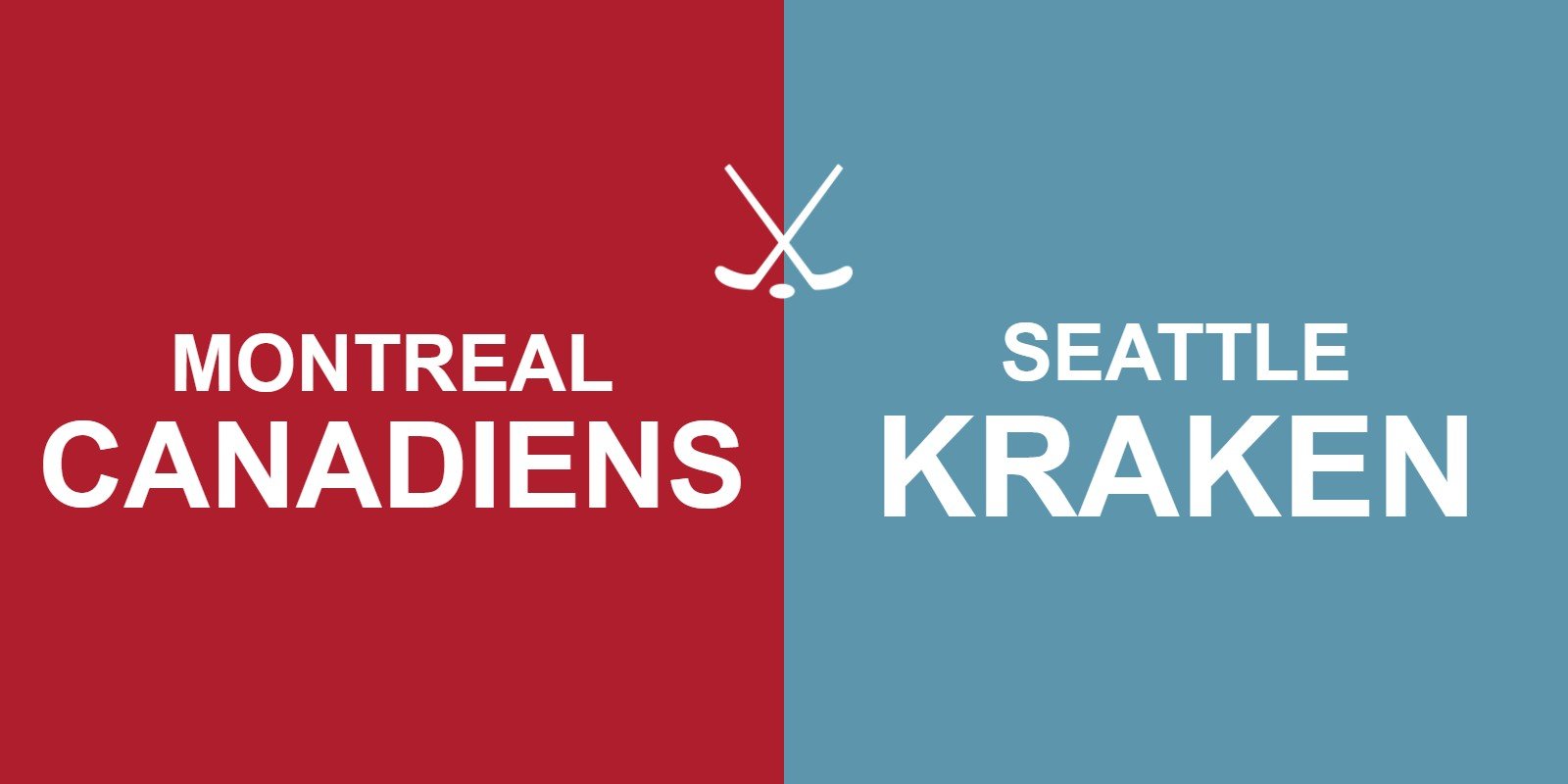 Canadiens vs Kraken