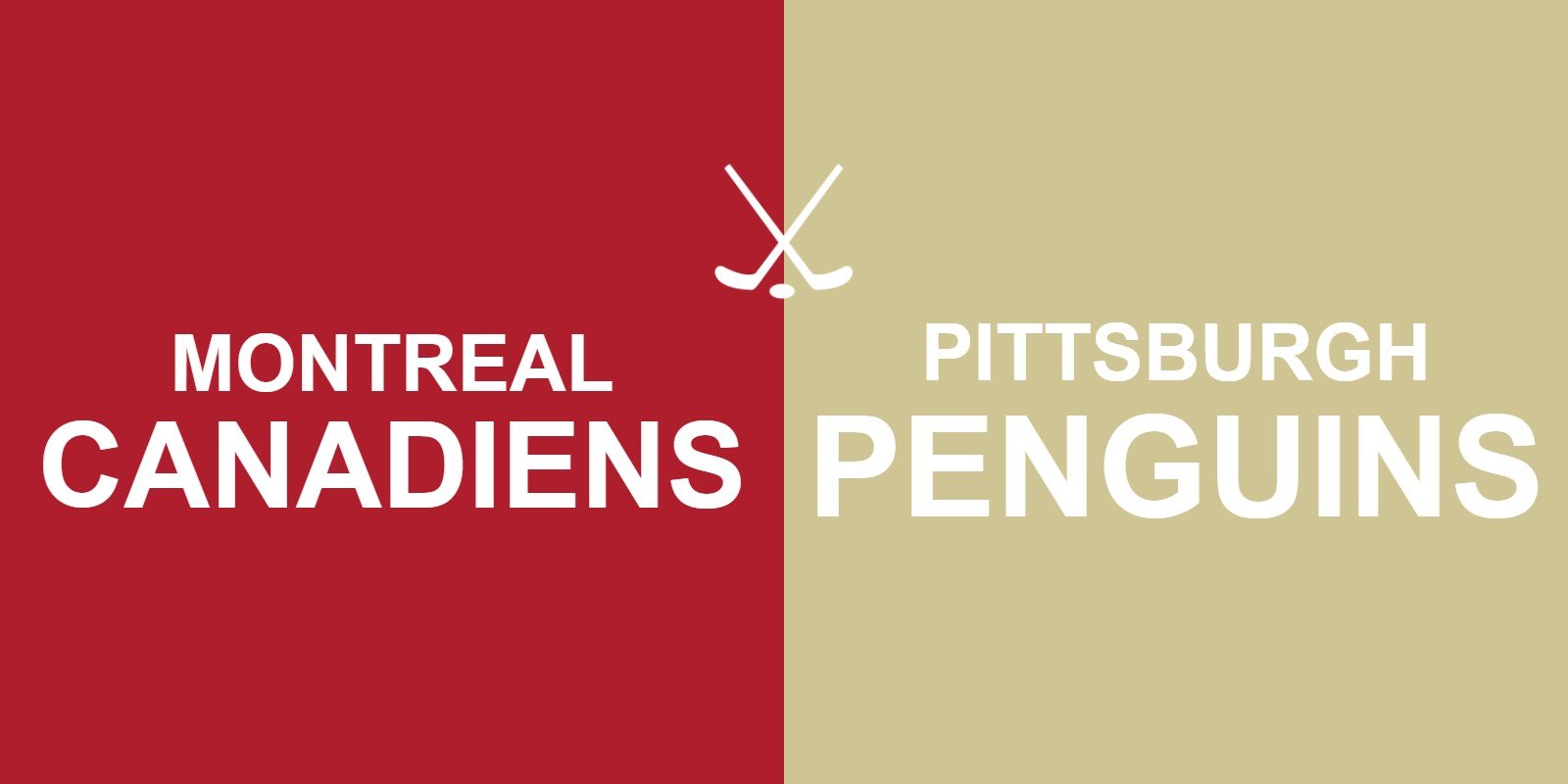 Canadiens vs Penguins