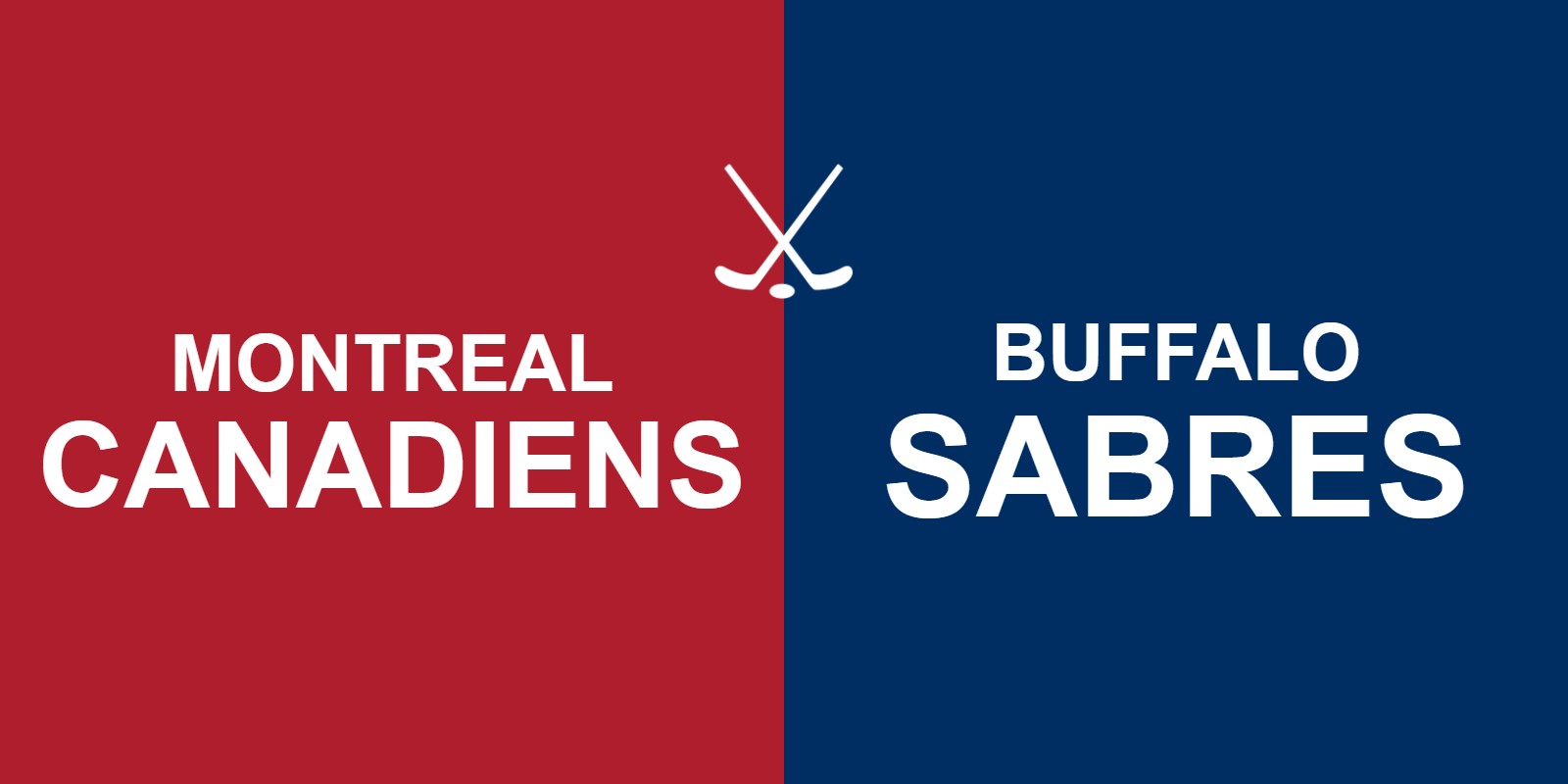 Canadiens vs Sabres