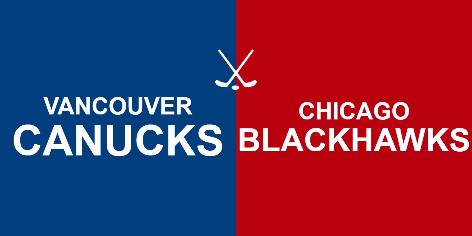 Canucks vs Blackhawks