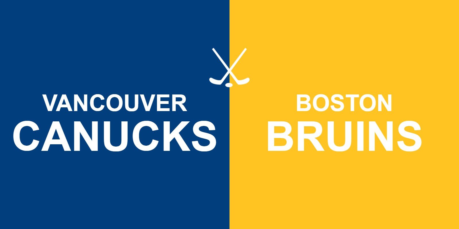 Canucks vs Bruins