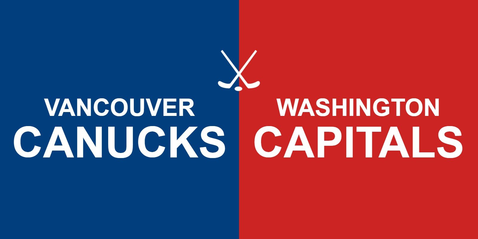 Canucks vs Capitals