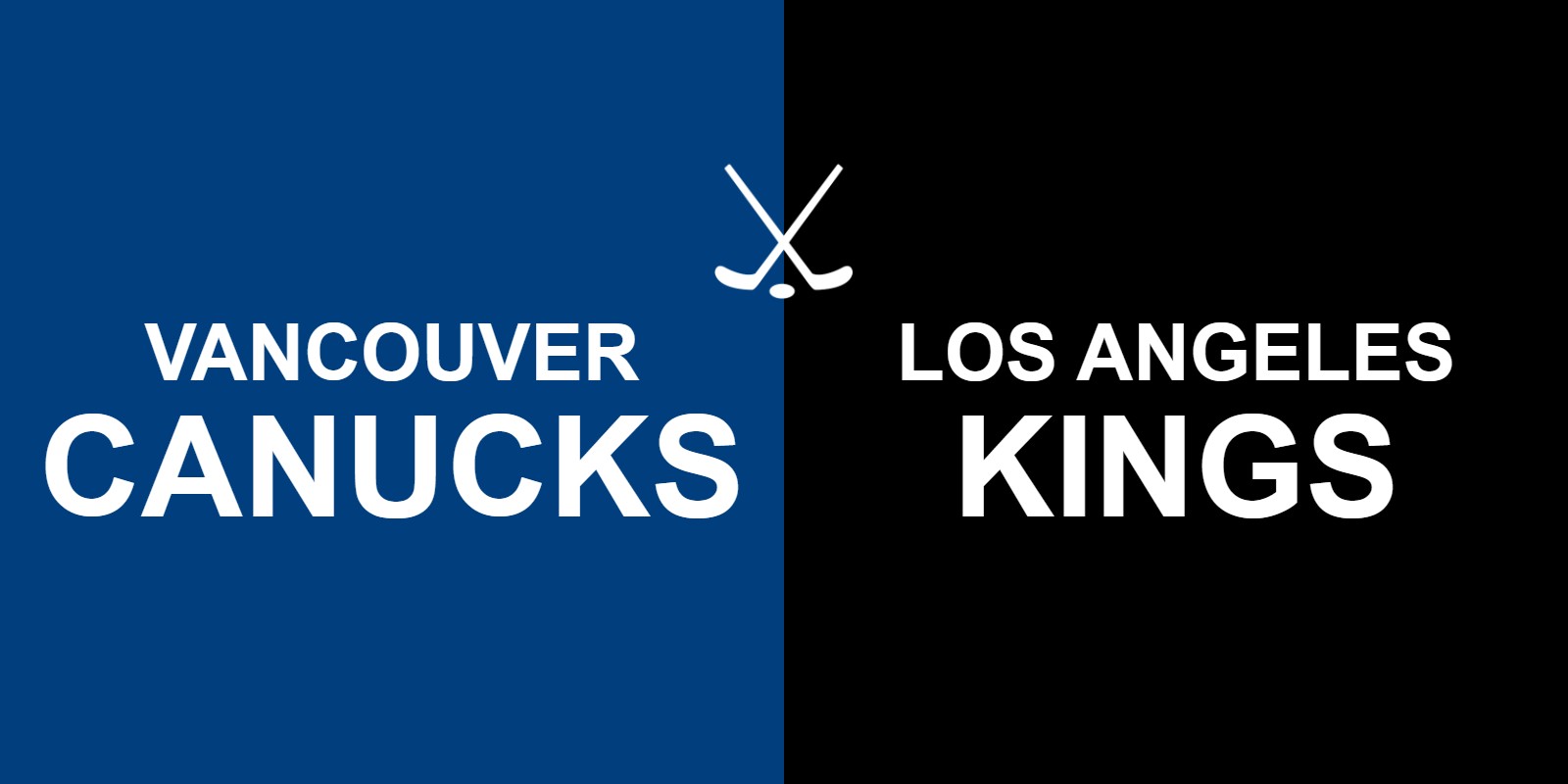 Canucks vs Kings