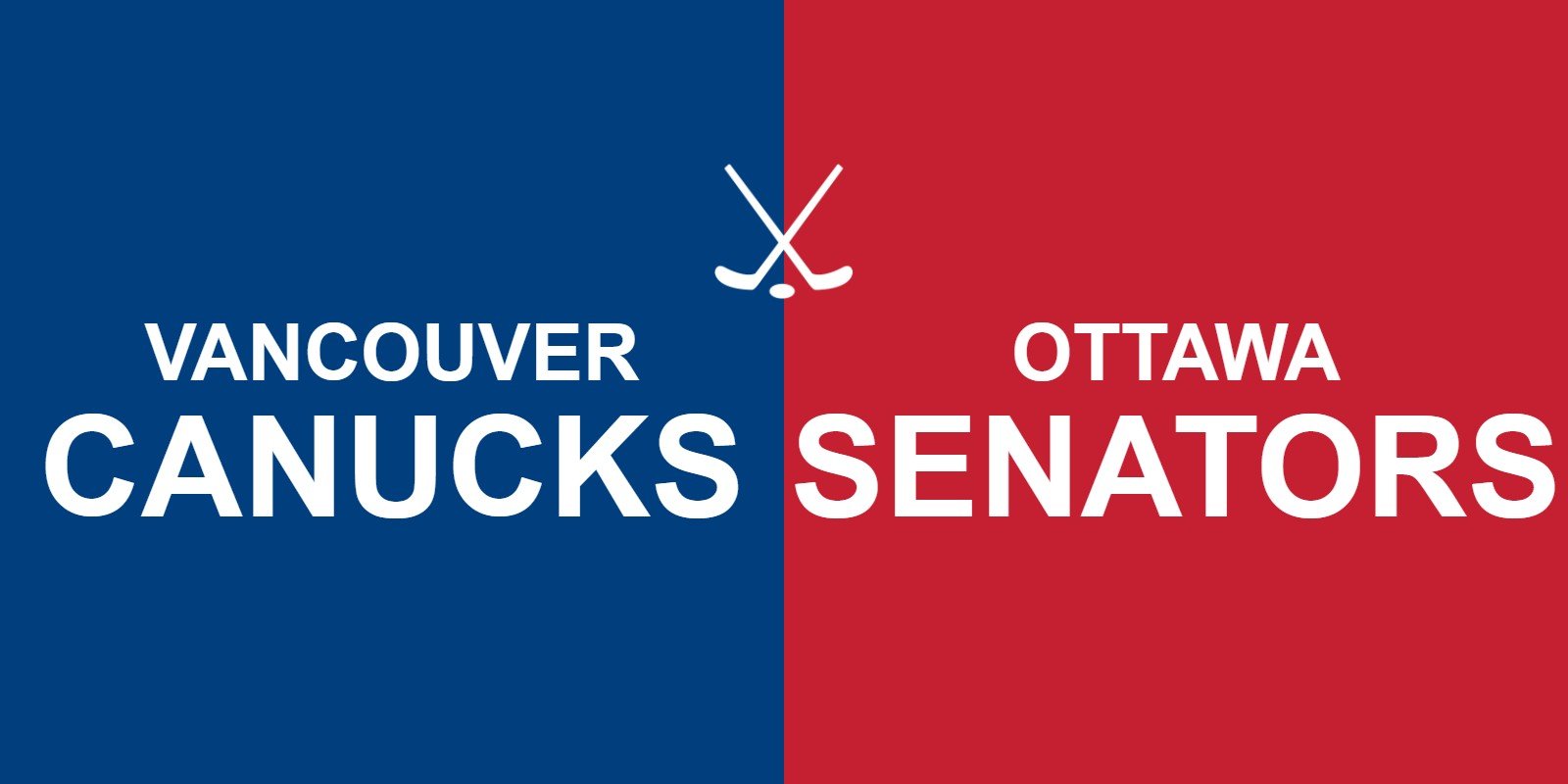 Canucks vs Senators