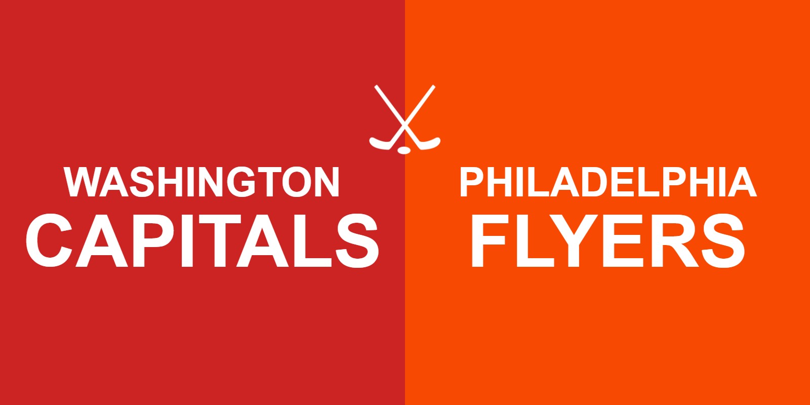 Capitals vs Flyers