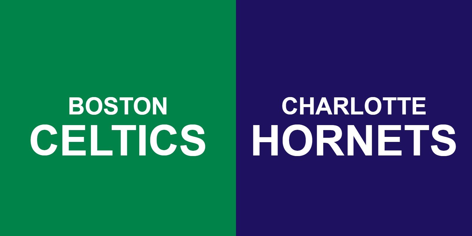Celtics vs Hornets
