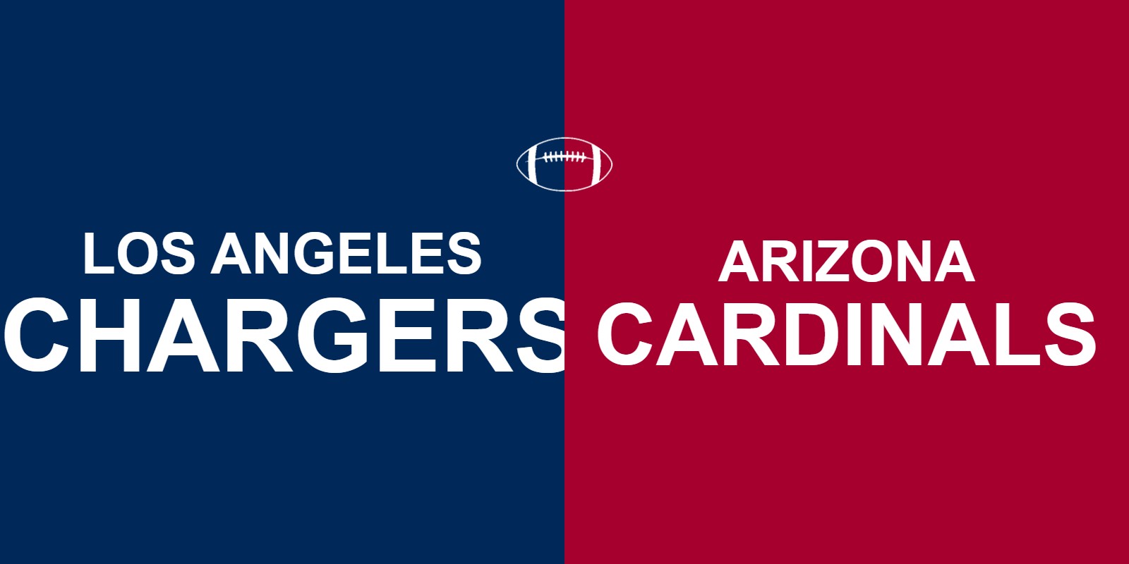 Chargers vs Cardinals