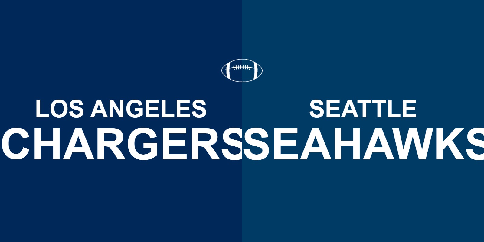 Chargers vs Seahawks