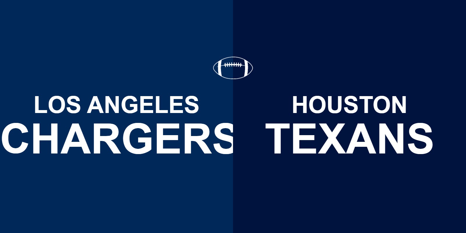 Chargers vs Texans
