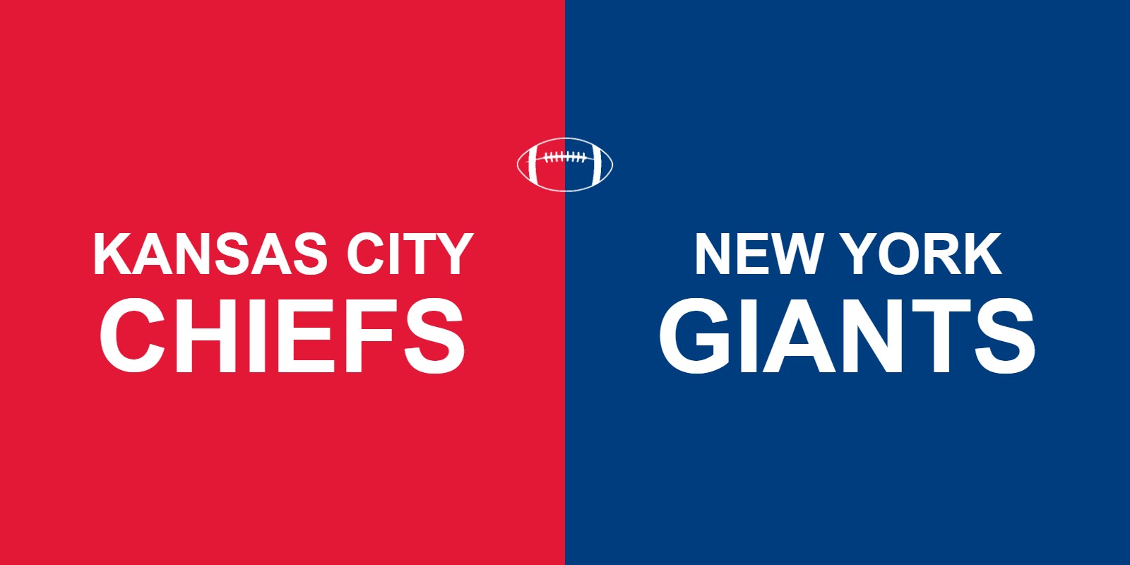 Chiefs vs Giants