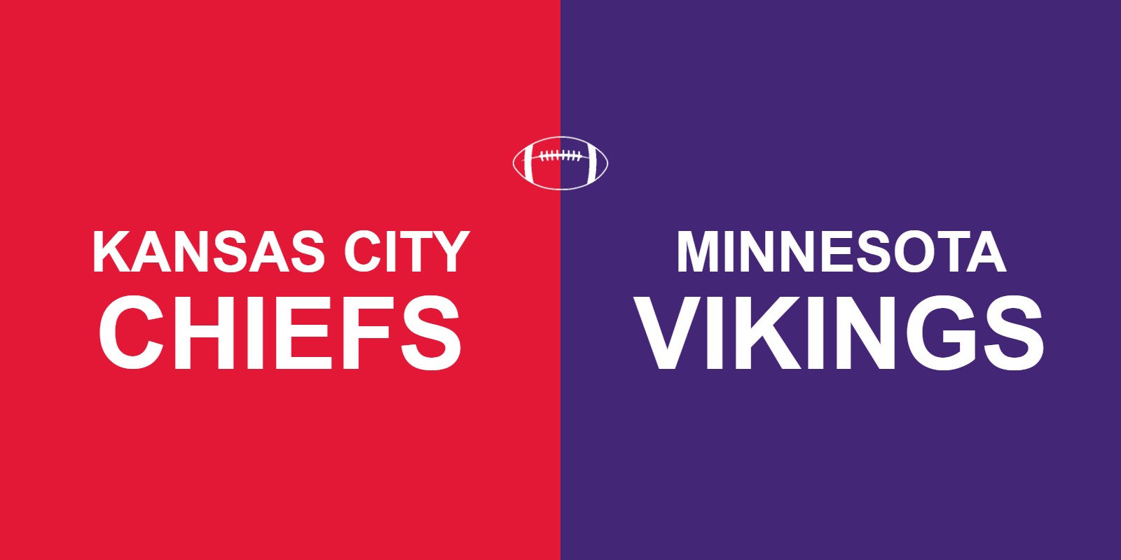 Chiefs vs Vikings