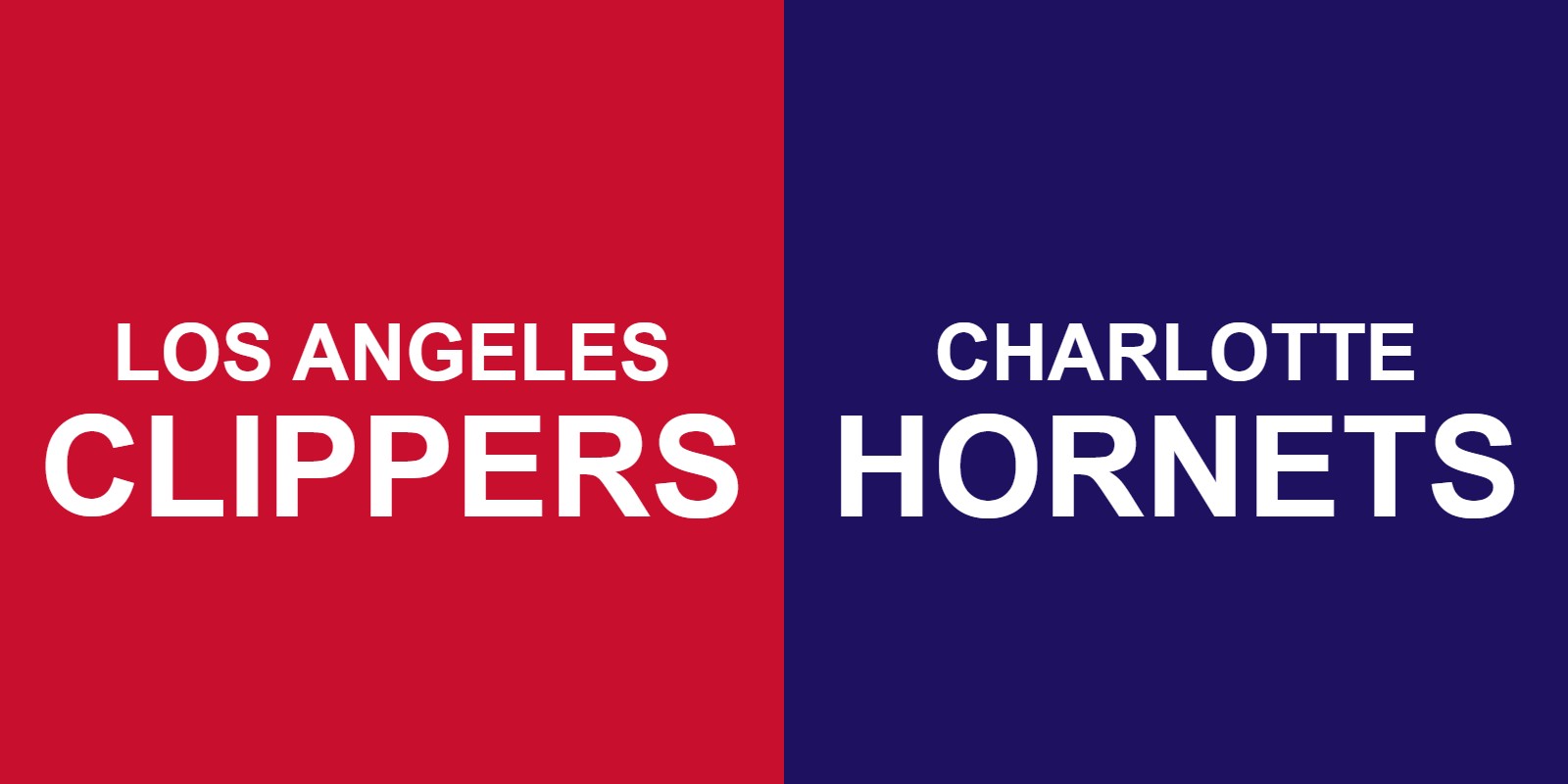 Clippers vs Hornets