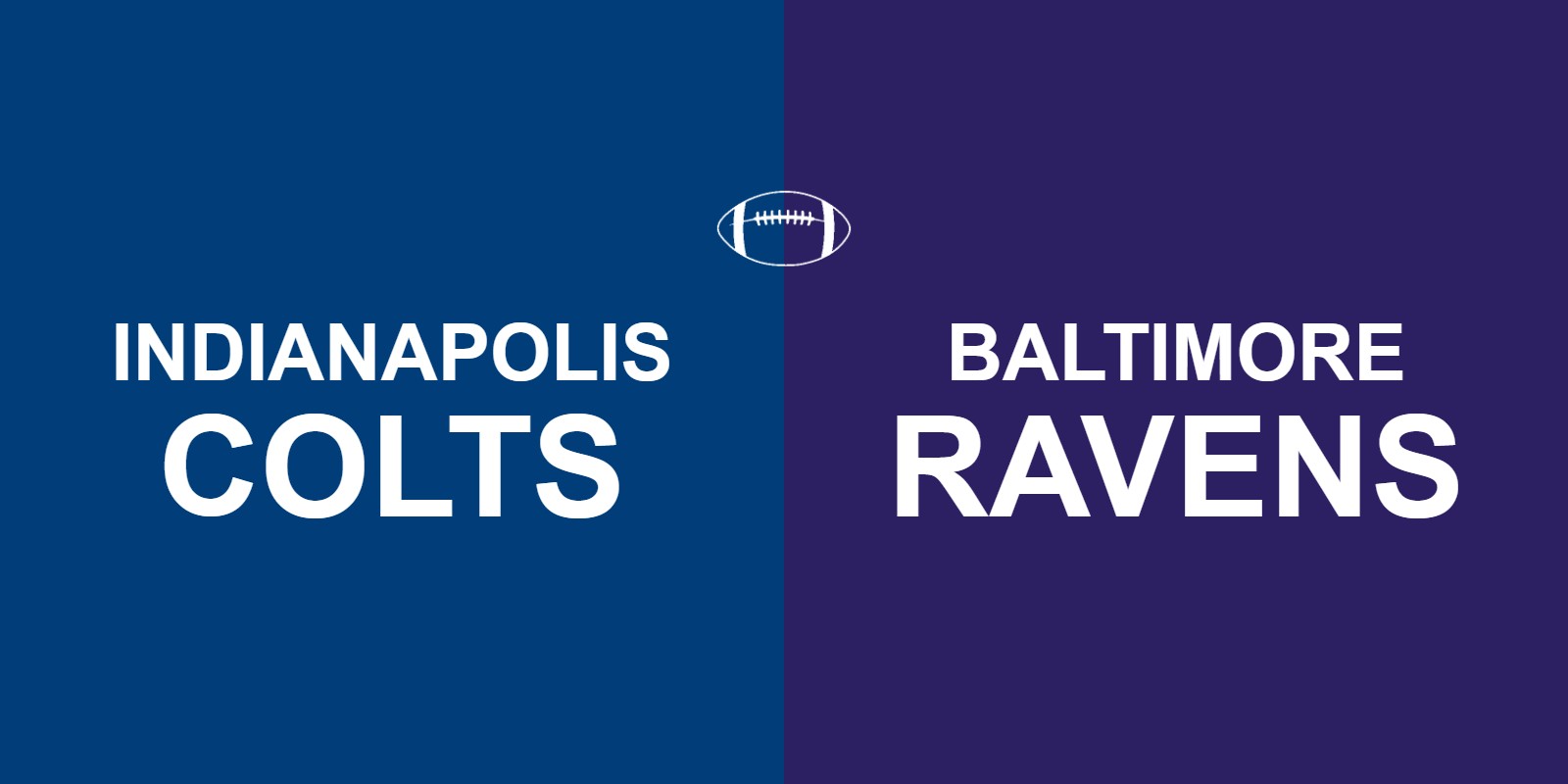 Colts vs Ravens