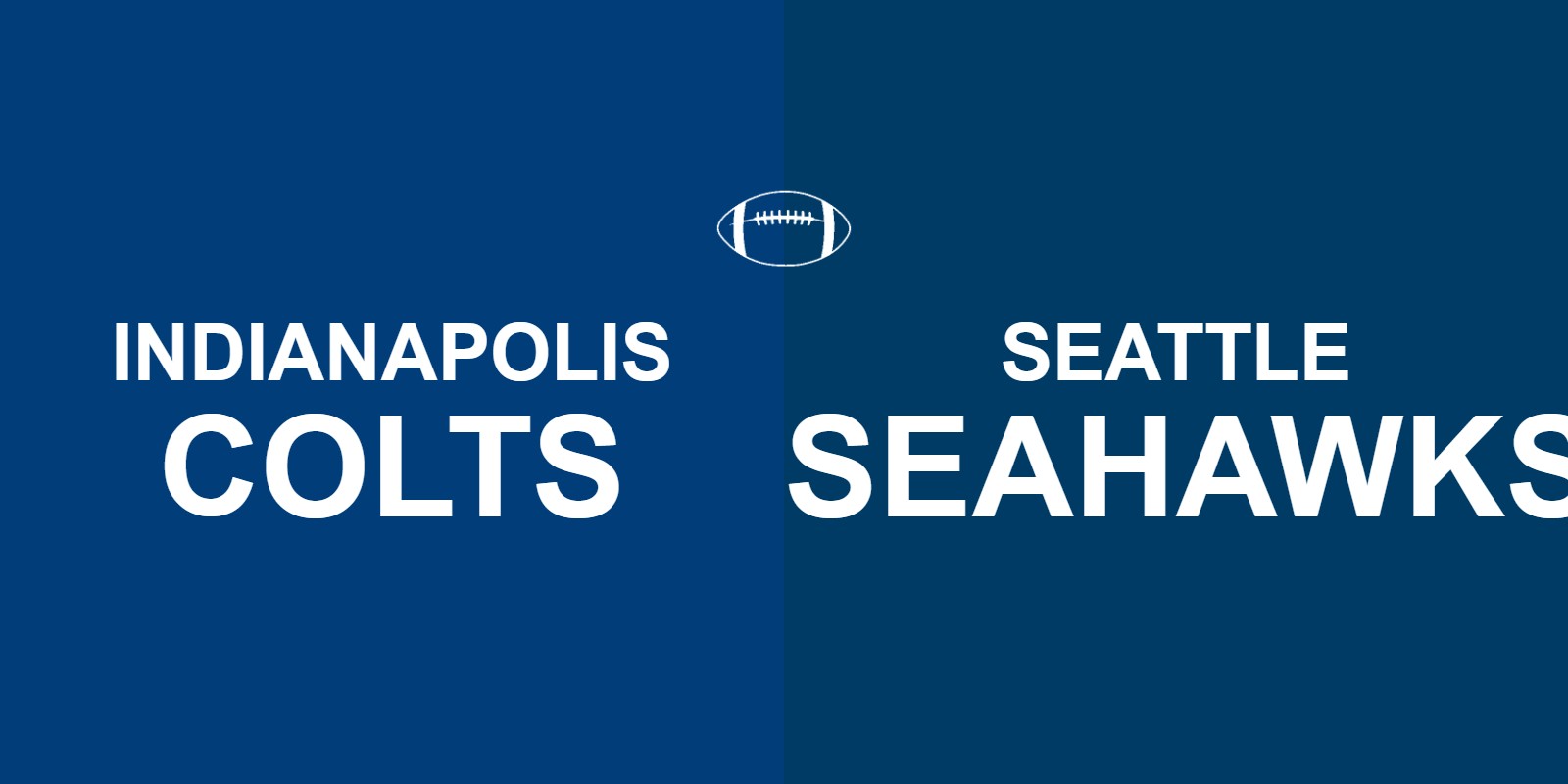 Colts vs Seahawks
