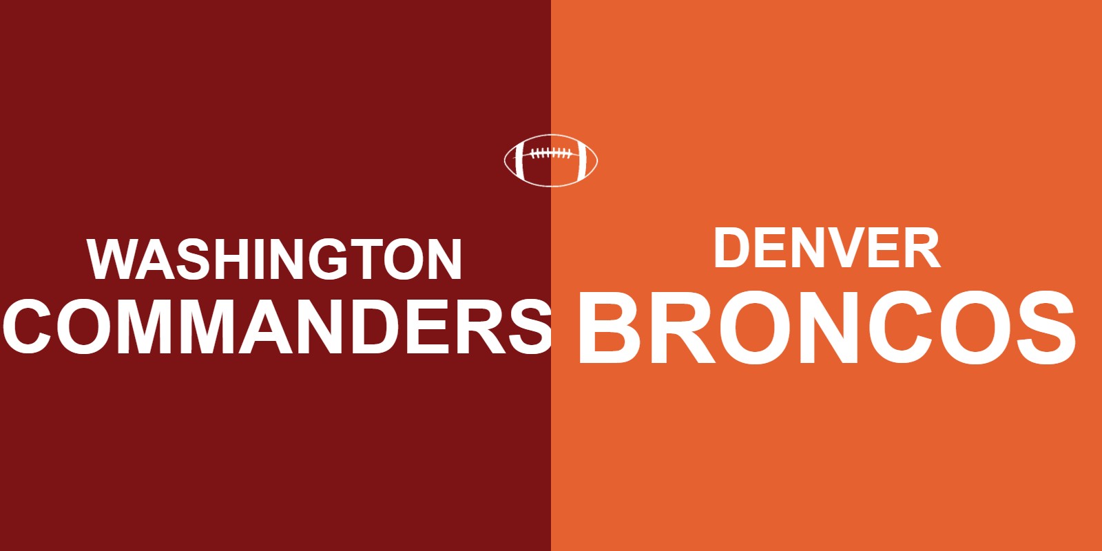 Commanders vs Broncos