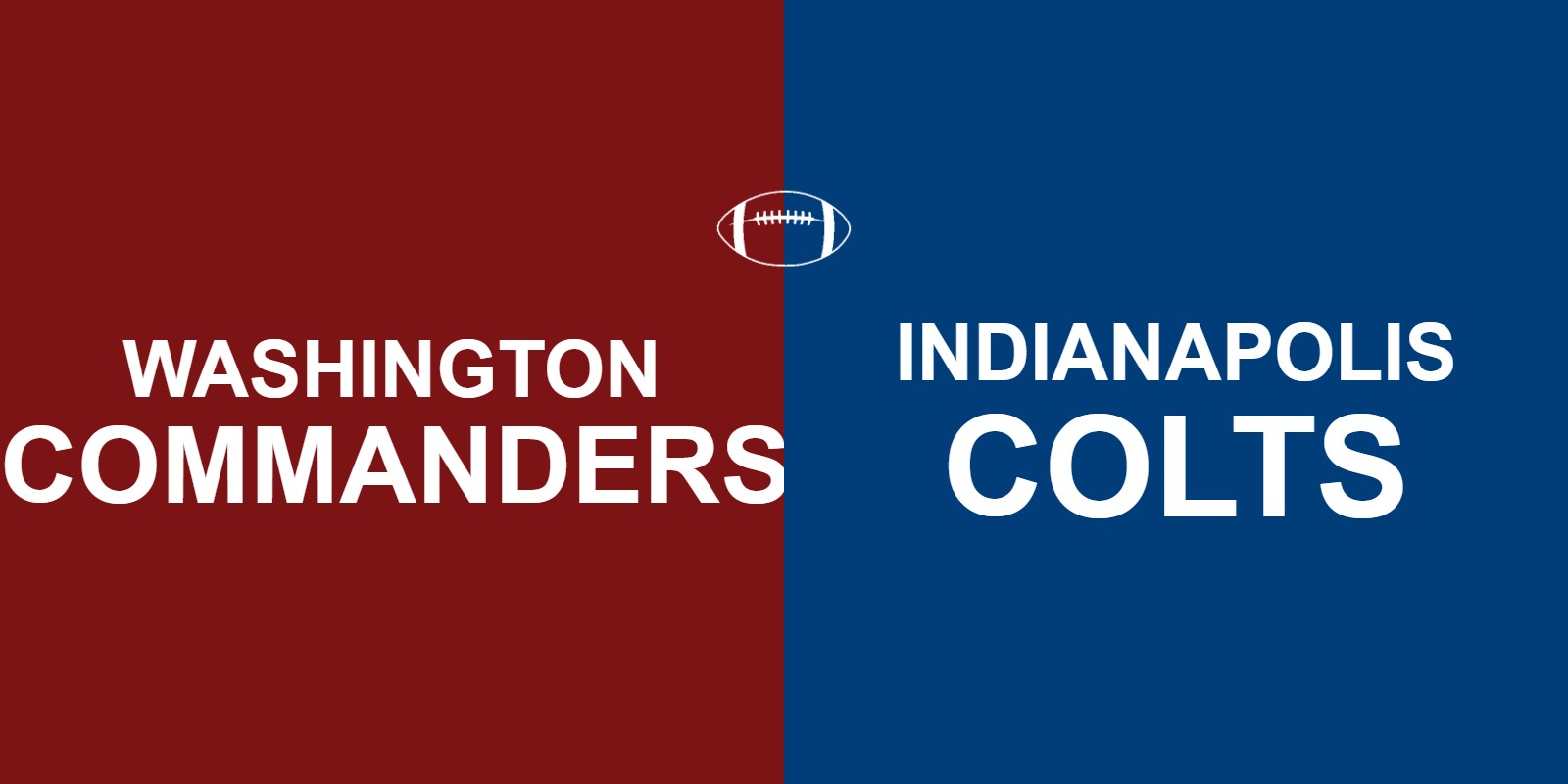 Commanders vs Colts