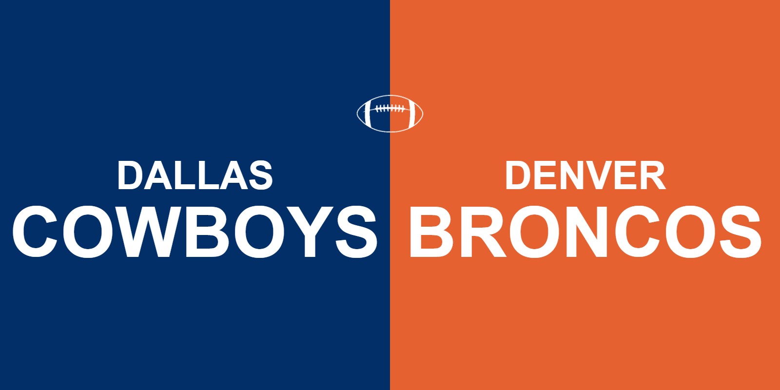 Cowboys vs Broncos
