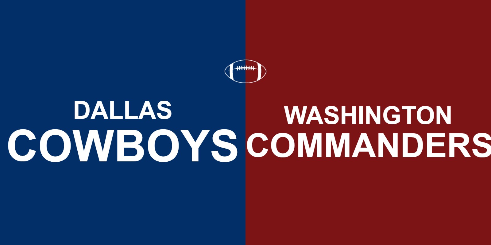 Cowboys vs Commanders