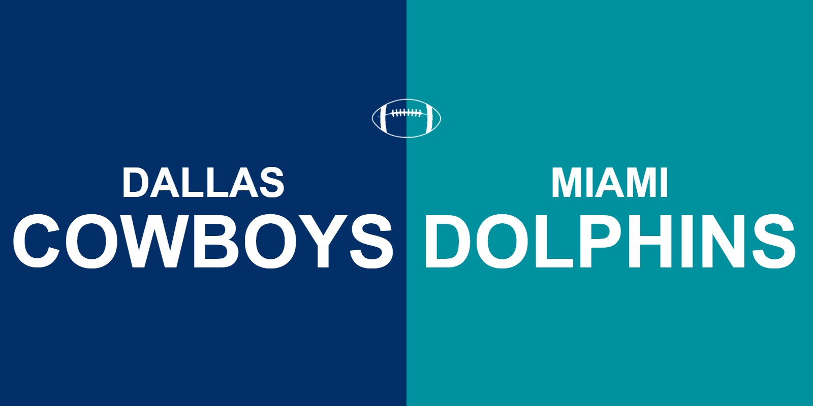 Cowboys vs Dolphins