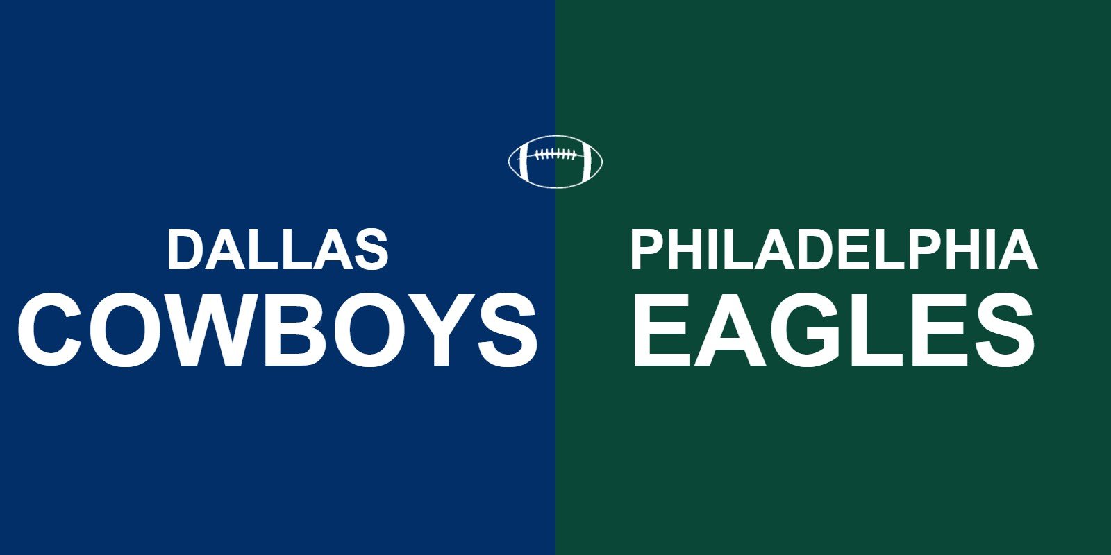 Cowboys vs Eagles