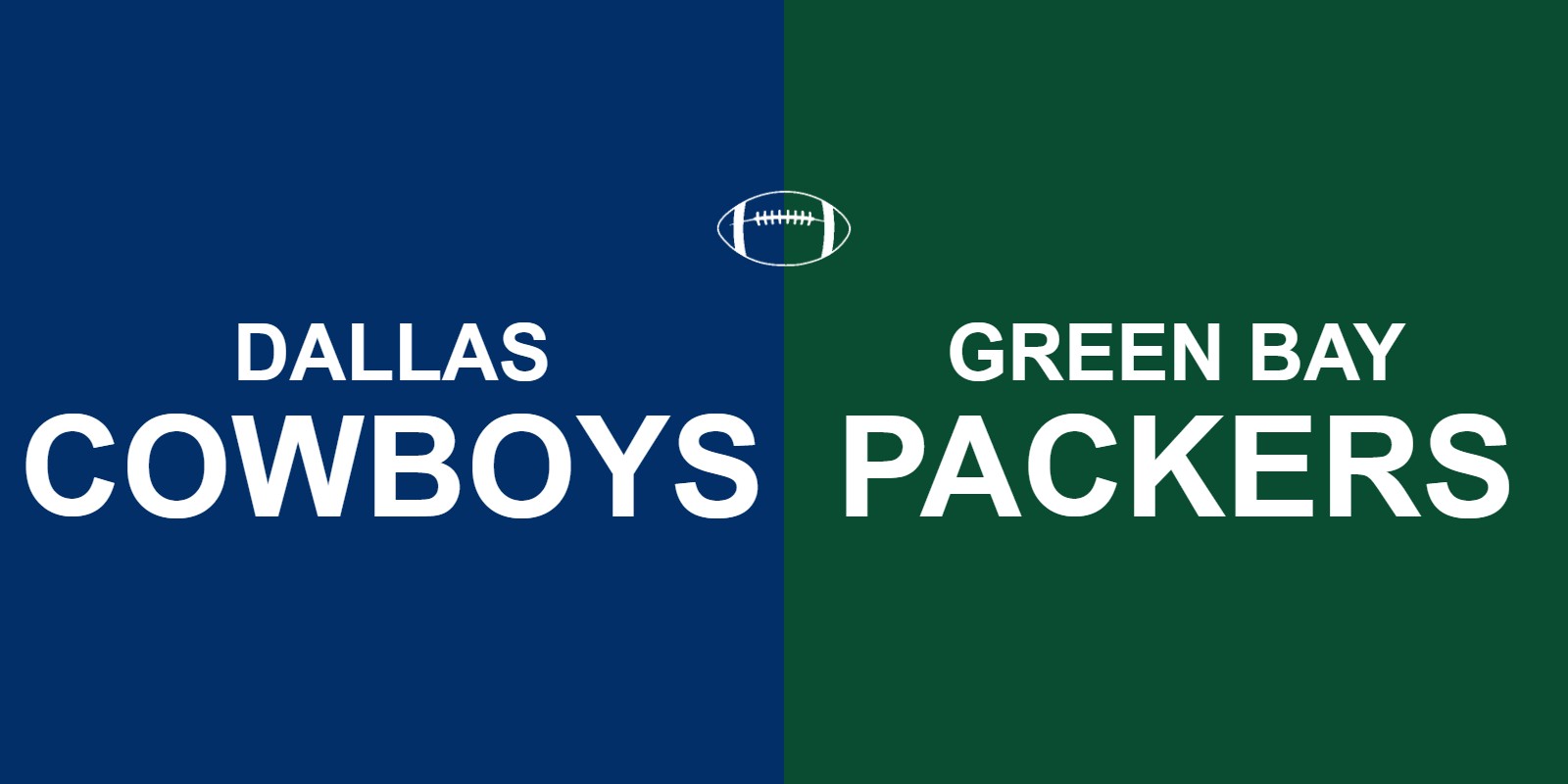 Cowboys vs Packers