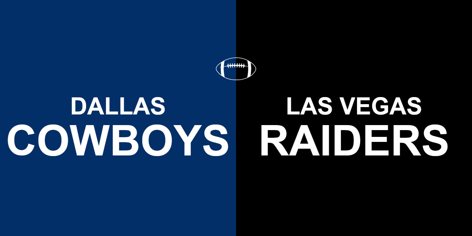 Cowboys vs Raiders
