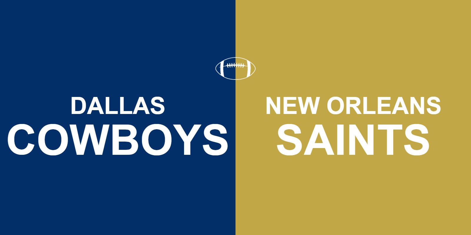 Cowboys vs Saints