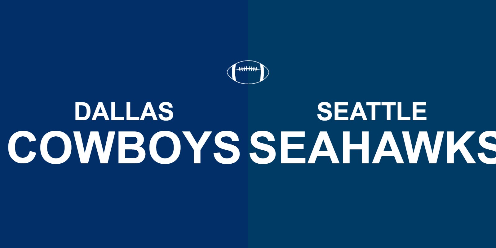 Cowboys vs Seahawks