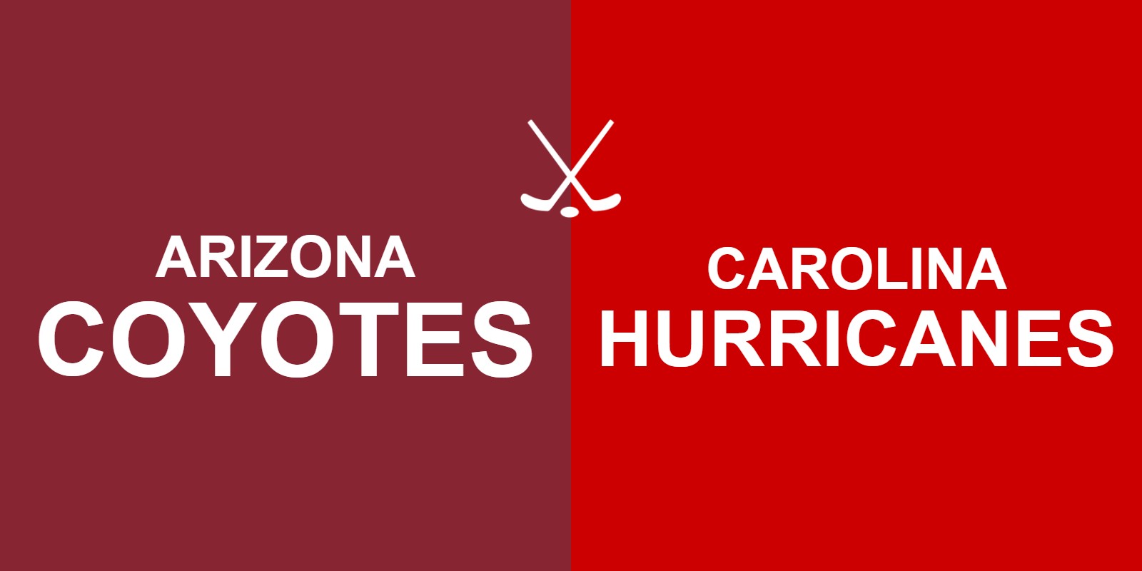 Coyotes vs Hurricanes