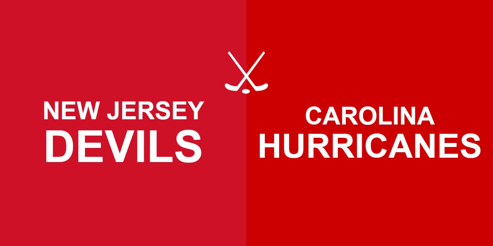 Devils vs Hurricanes