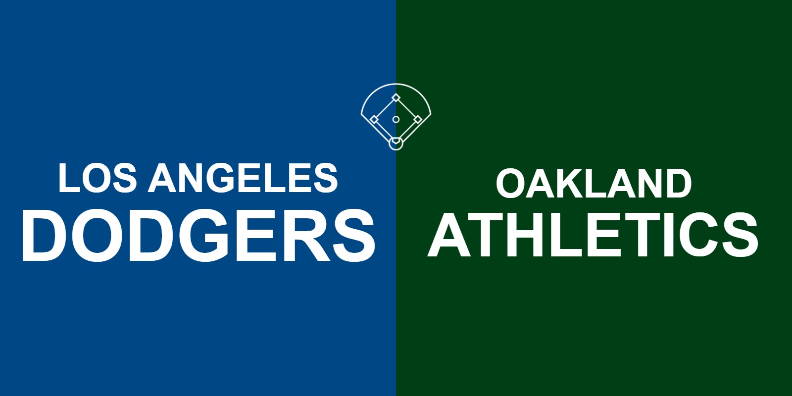 Dodgers vs Athletics