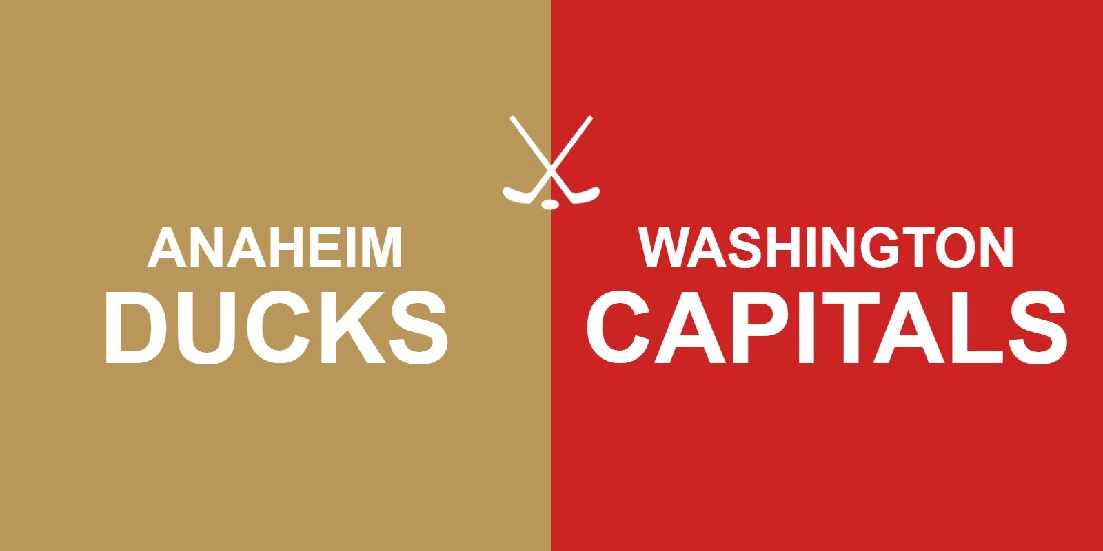 Ducks vs Capitals