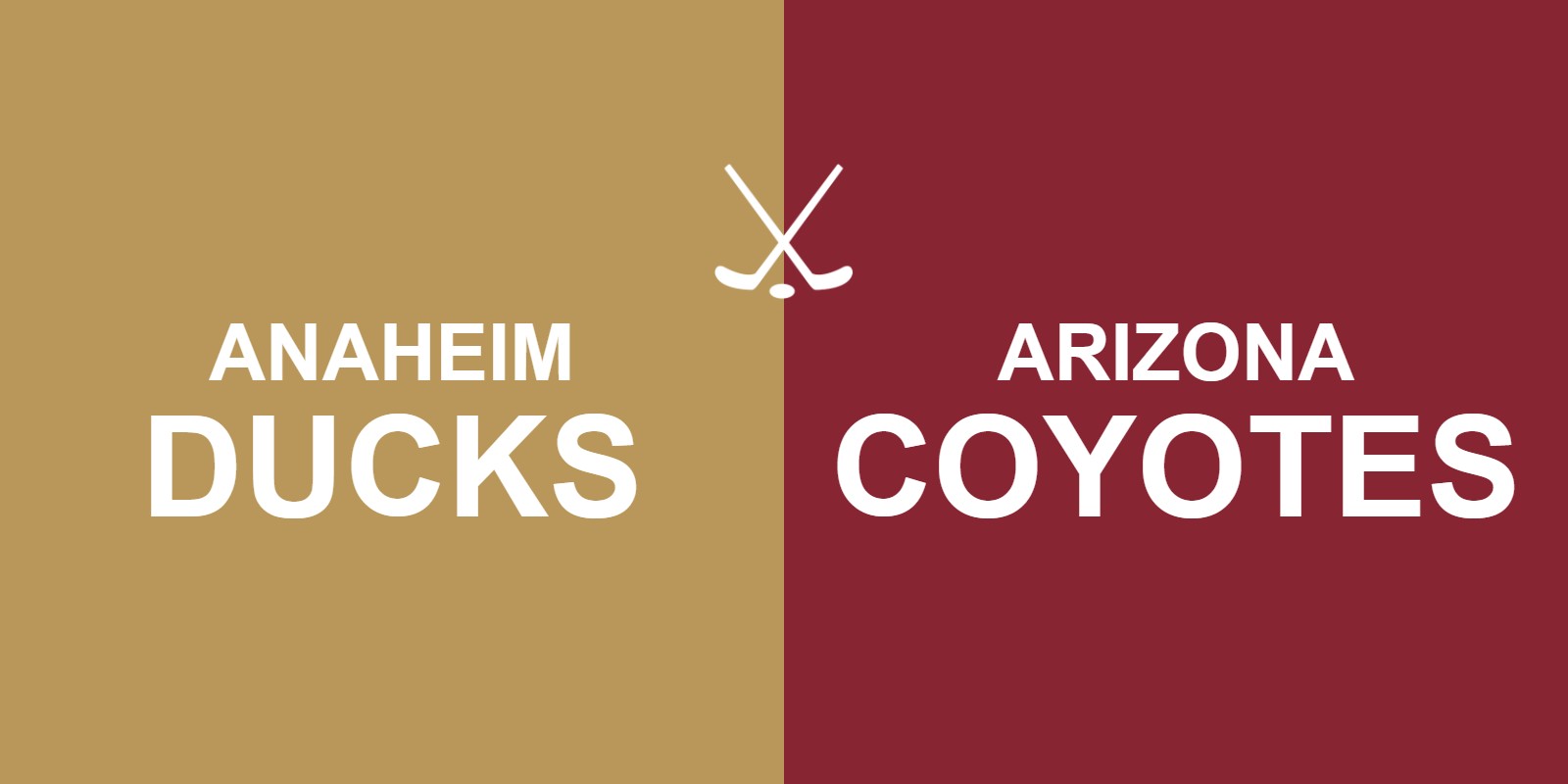 Ducks vs Coyotes