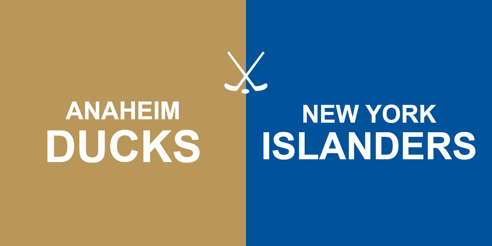 Ducks vs Islanders