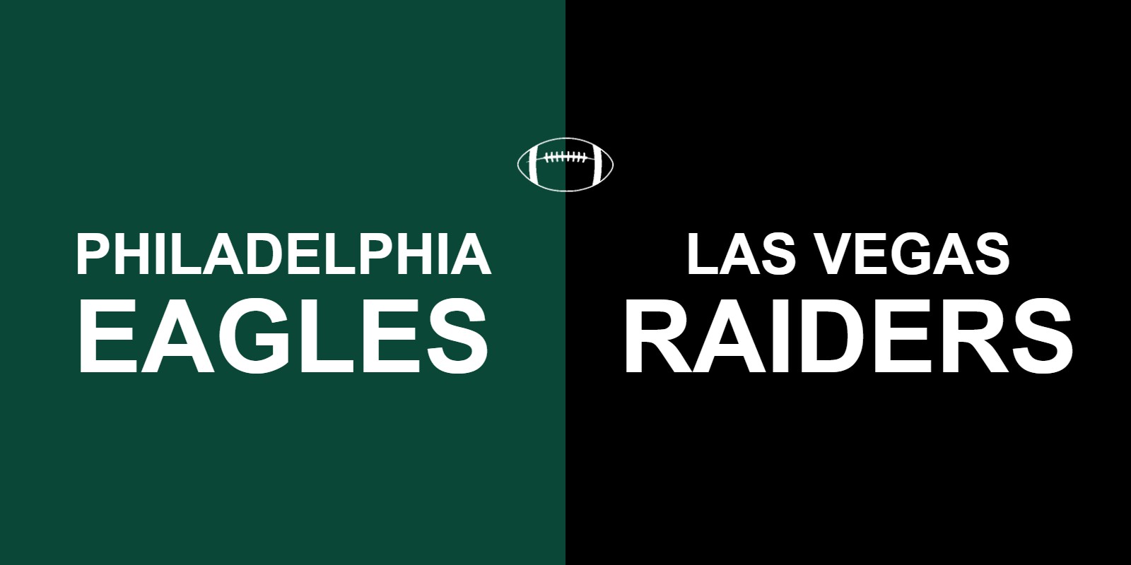 Eagles vs Raiders