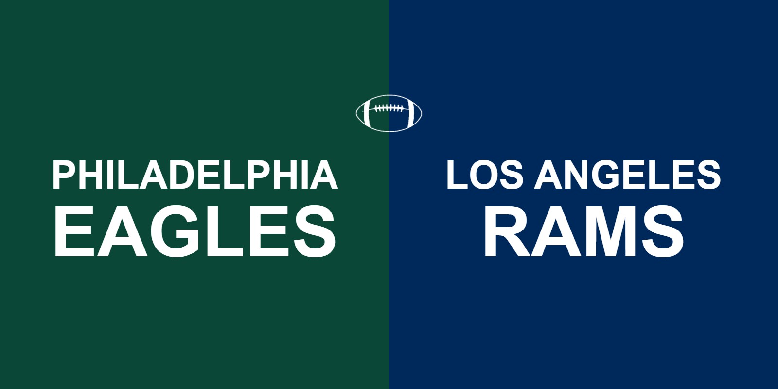 Eagles vs Rams