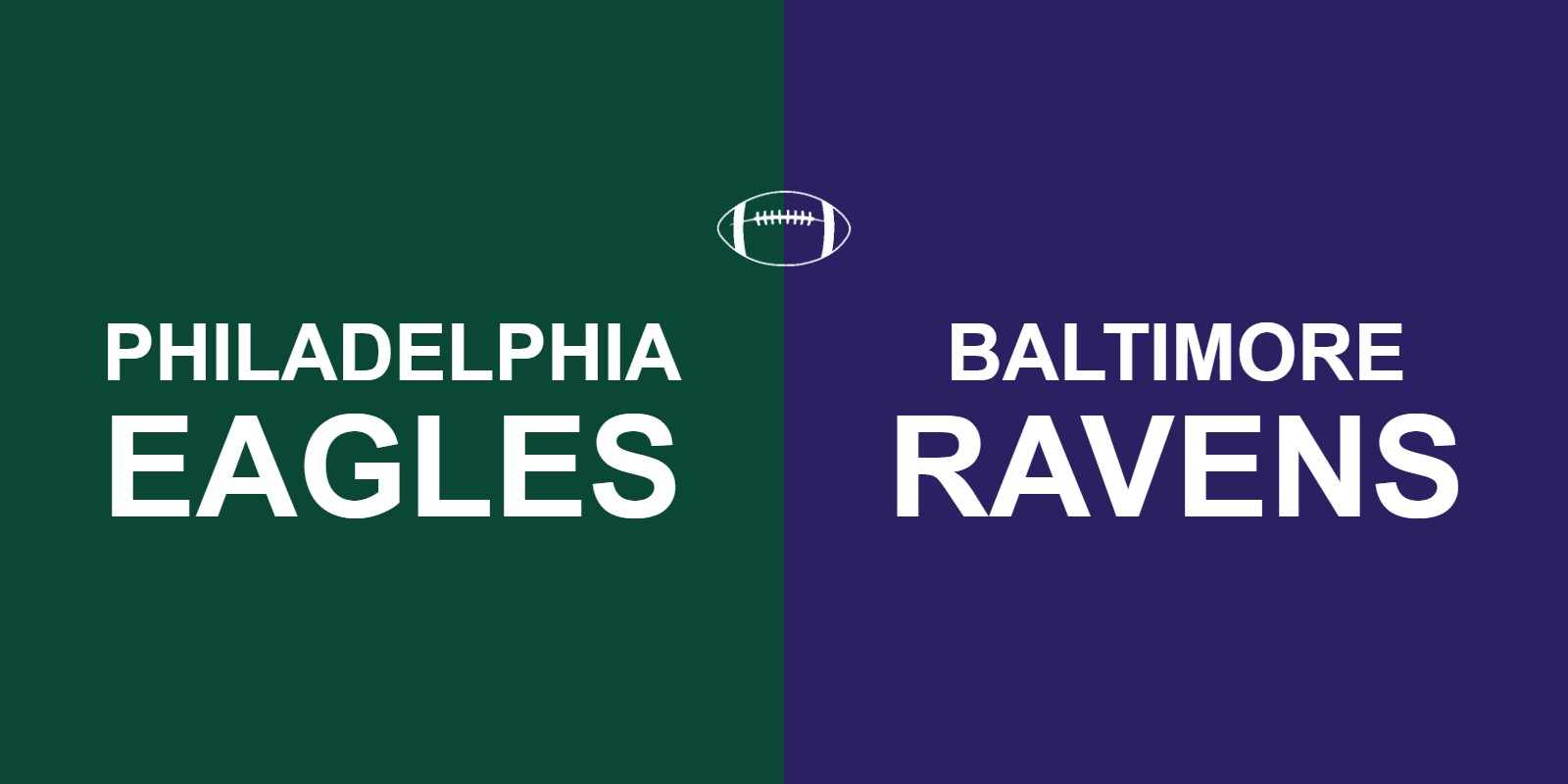 Eagles vs Ravens