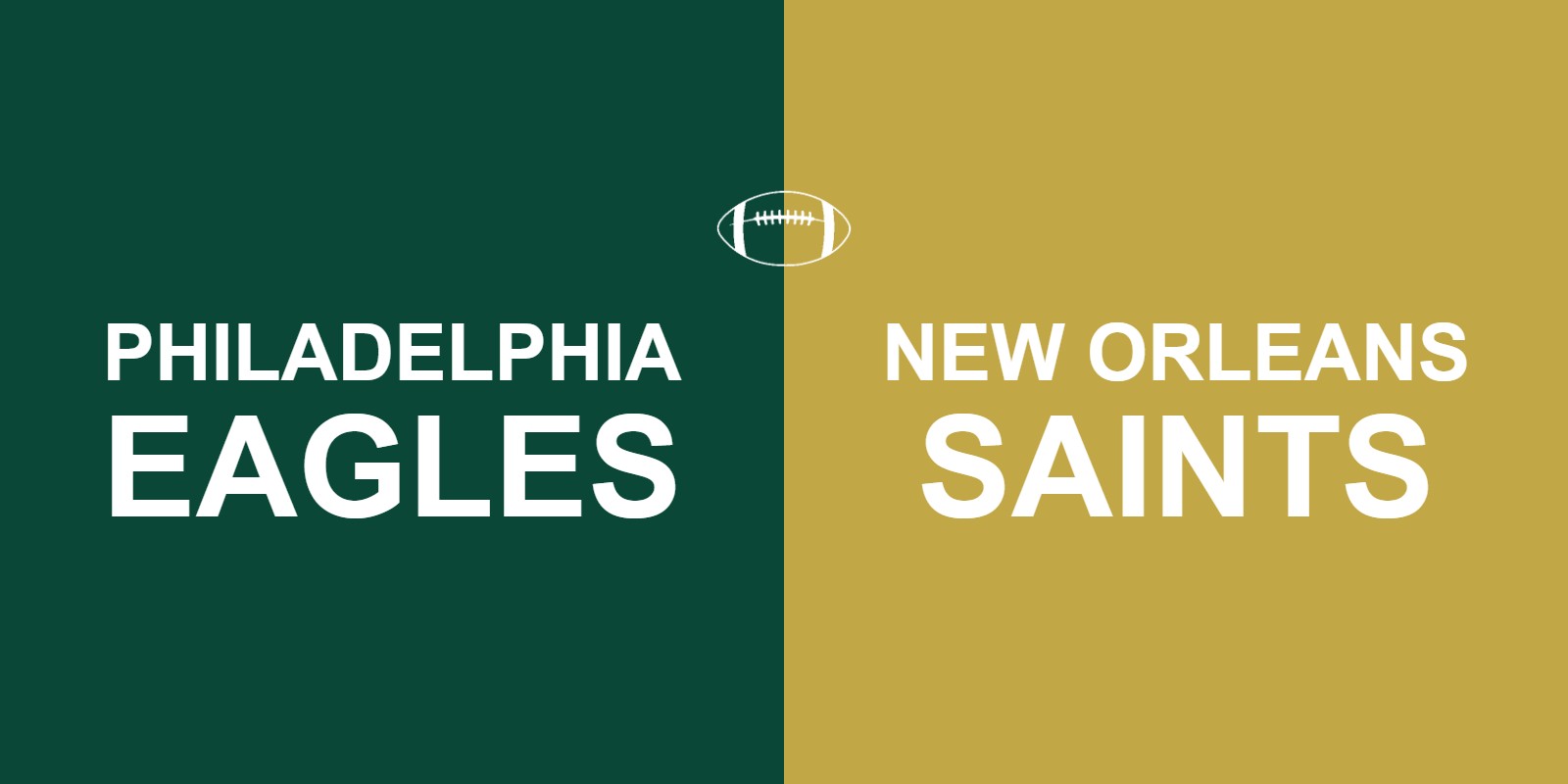 Eagles vs Saints