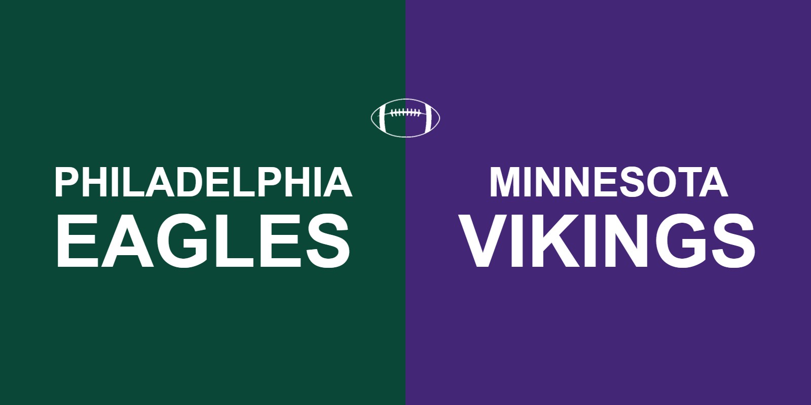 Eagles vs Vikings