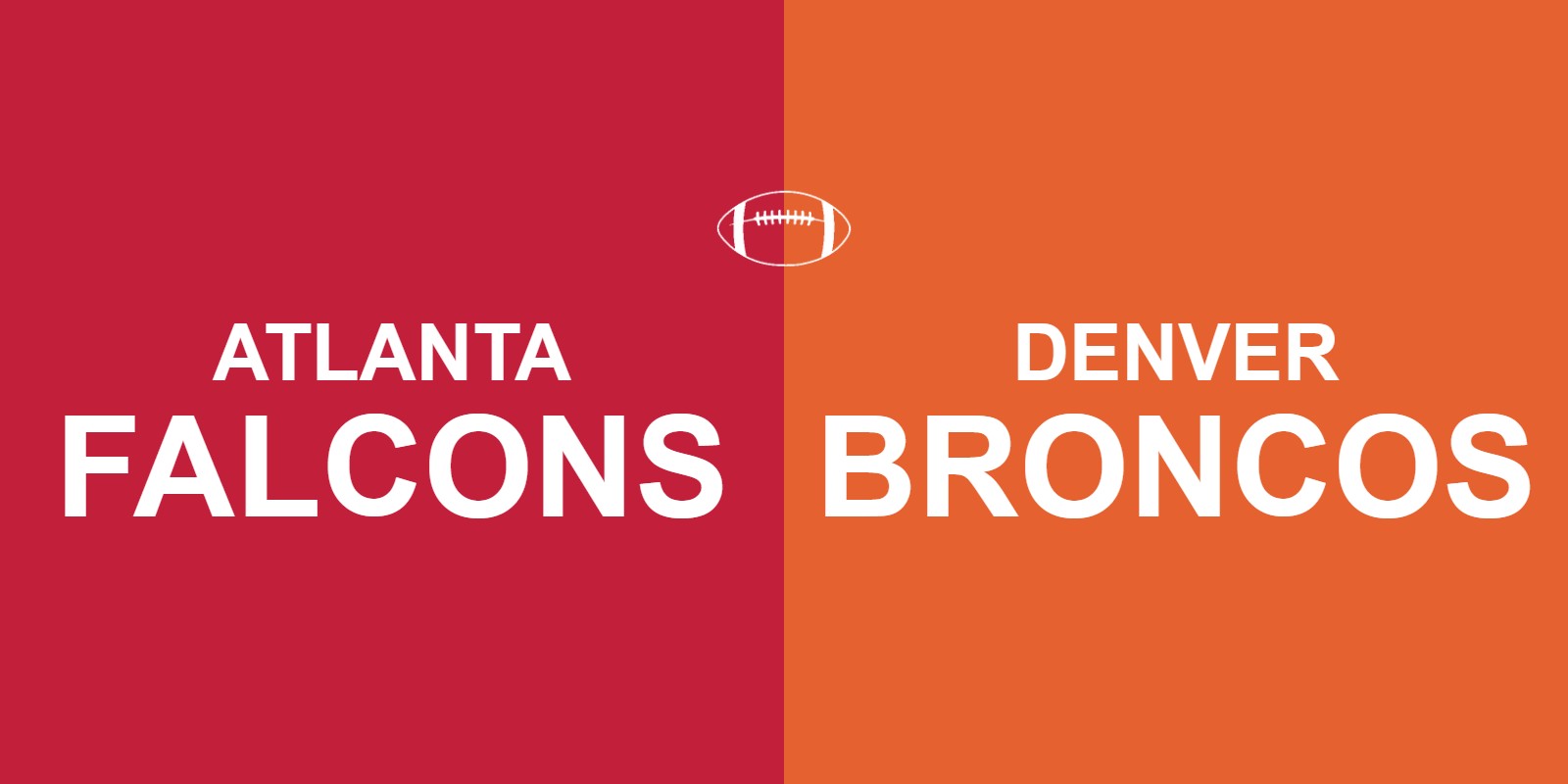Falcons vs Broncos