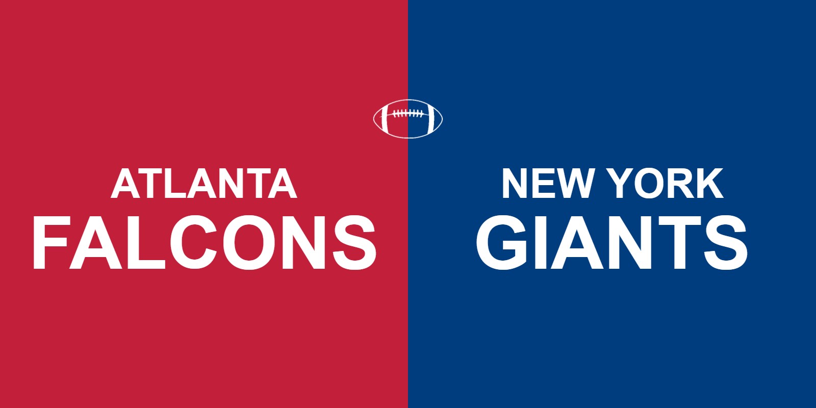 Falcons vs Giants