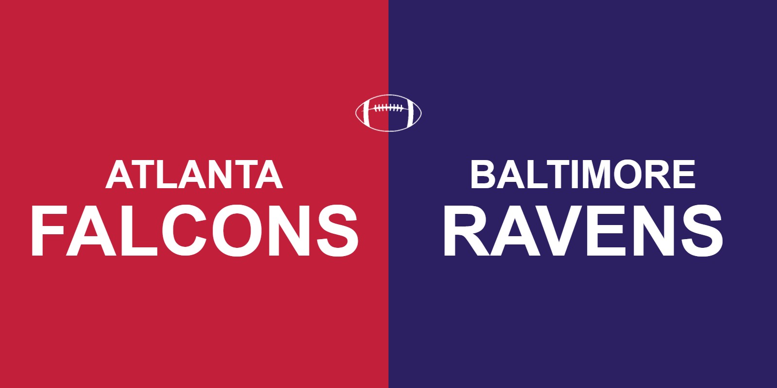 Falcons vs Ravens