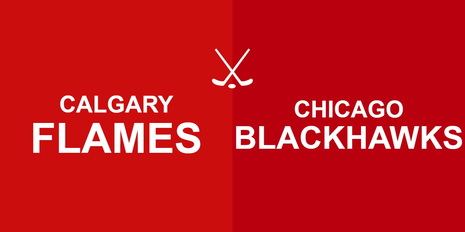 Flames vs Blackhawks