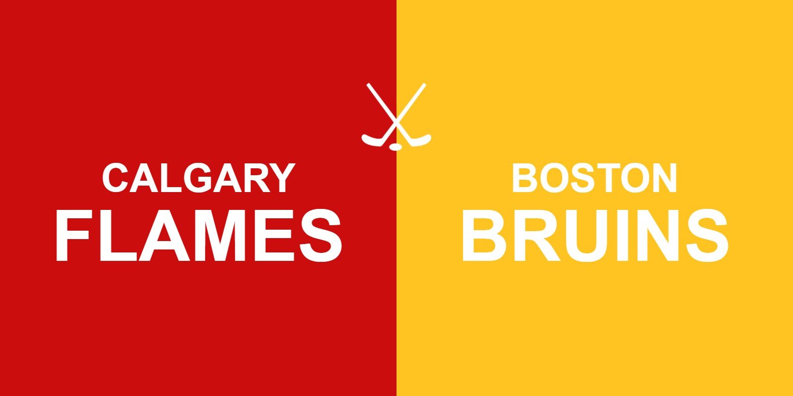Flames vs Bruins