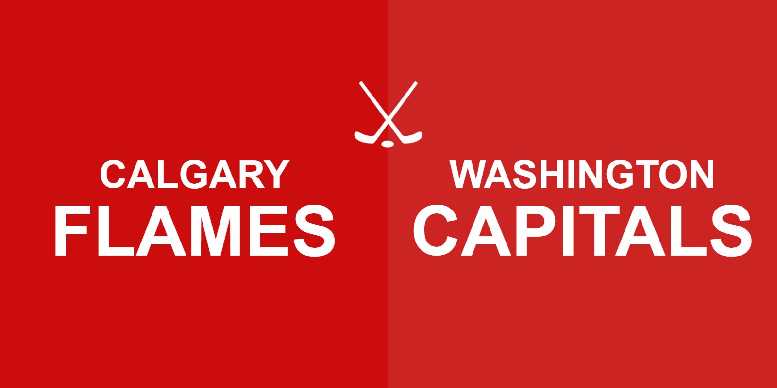 Flames vs Capitals