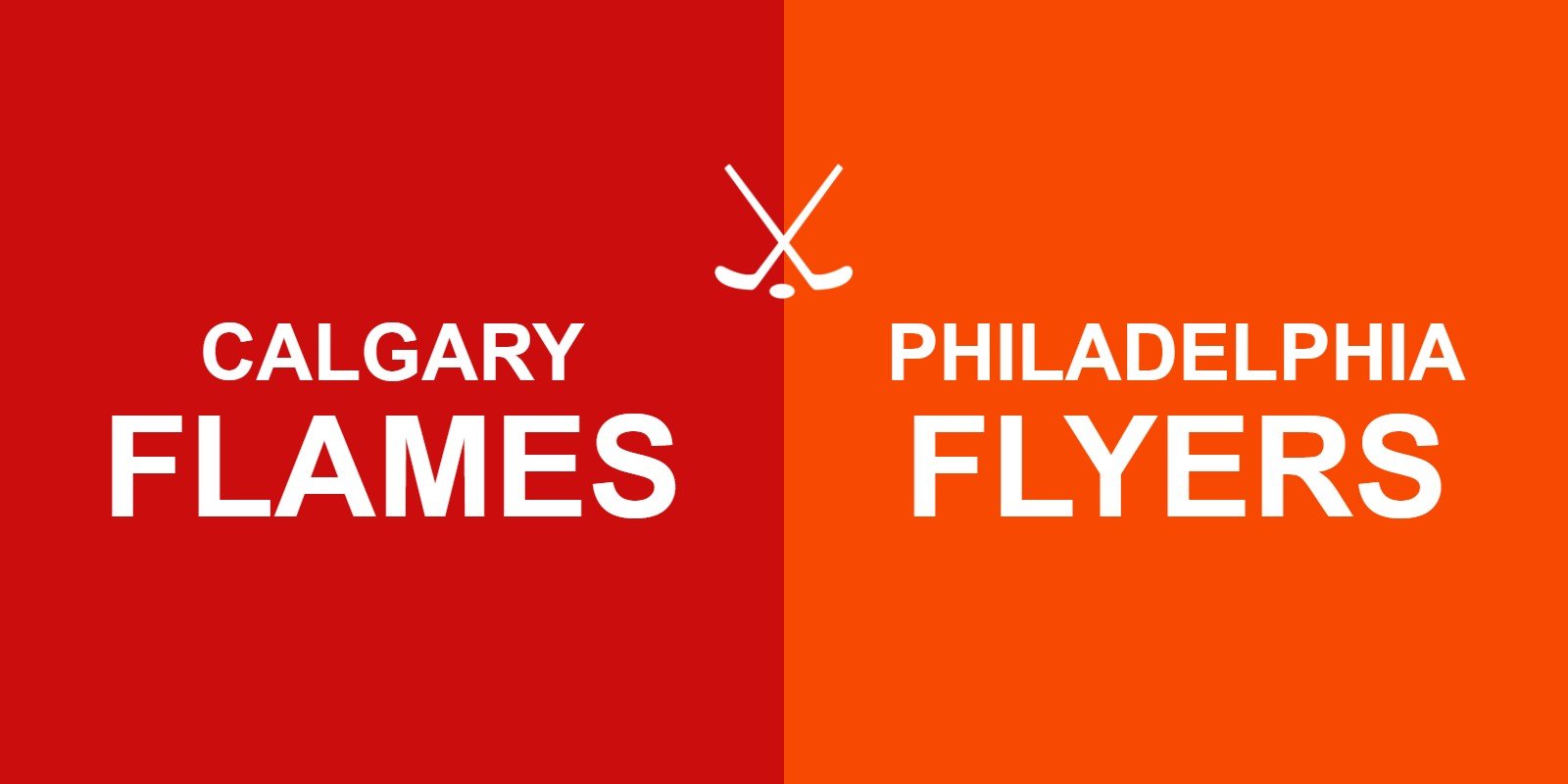 Flames vs Flyers