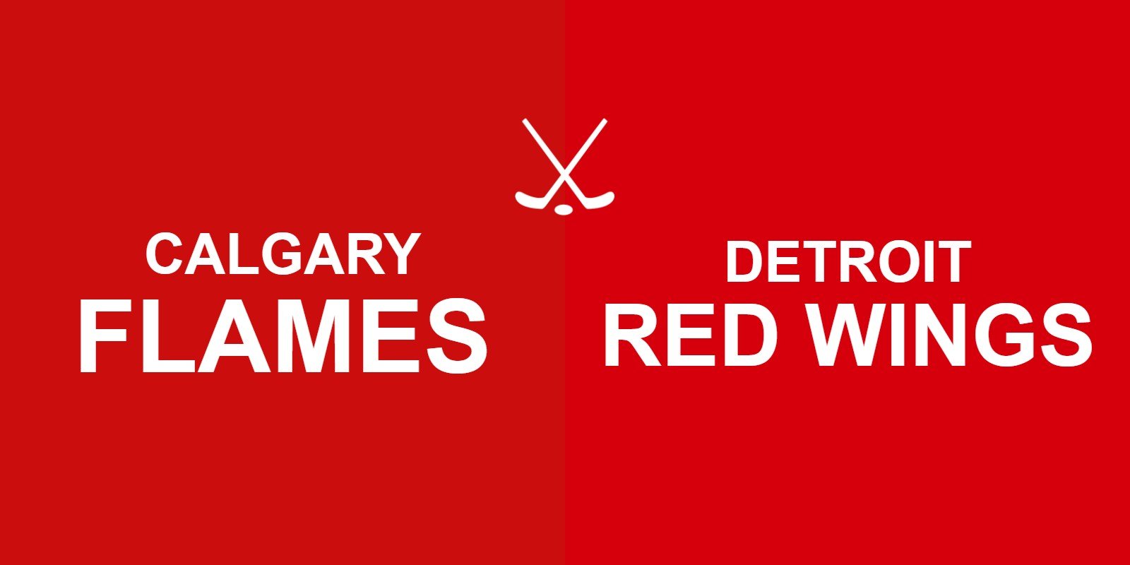 Flames vs Red Wings