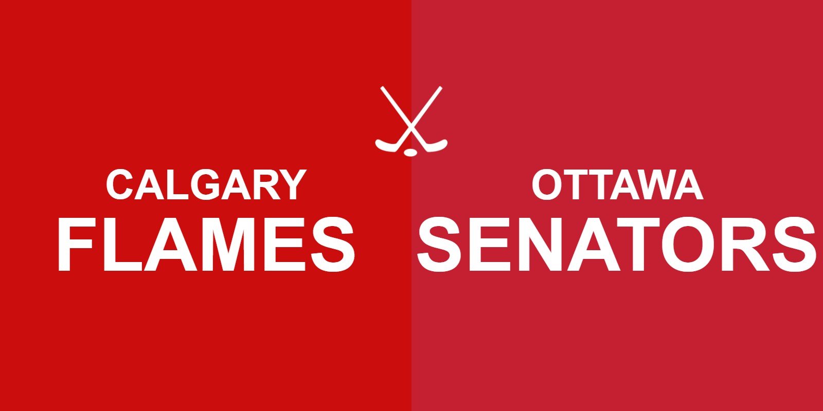 Flames vs Senators