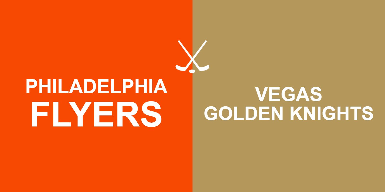 Flyers vs Golden Knights
