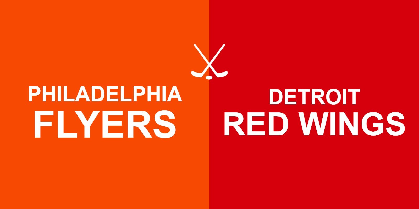 Flyers vs Red Wings